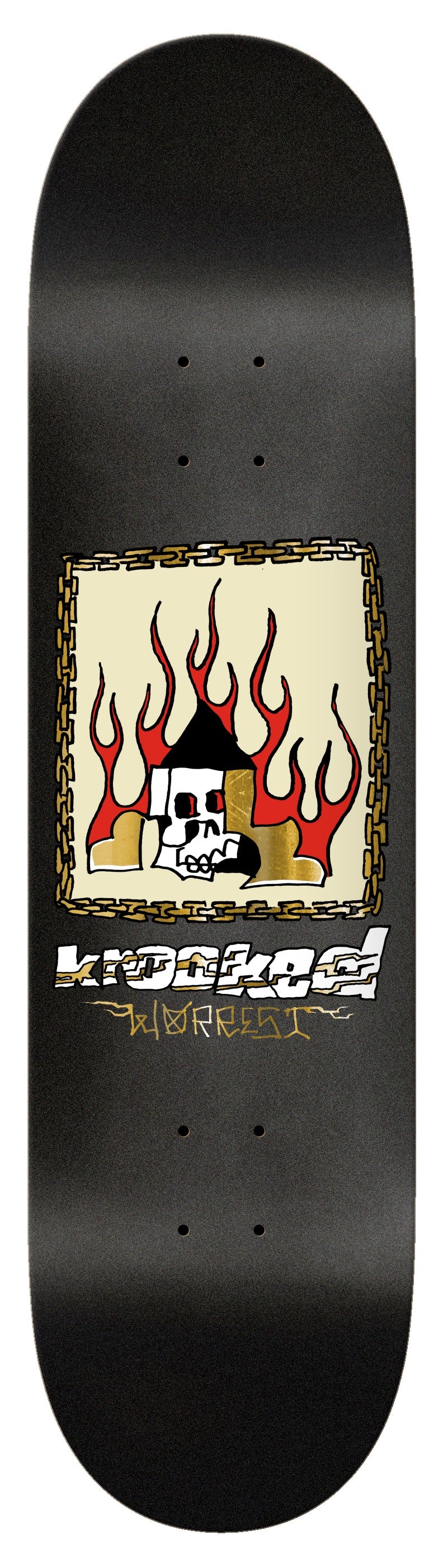 Krooked Worrest Chain Frame Skate Deck - M I L O S P O R T