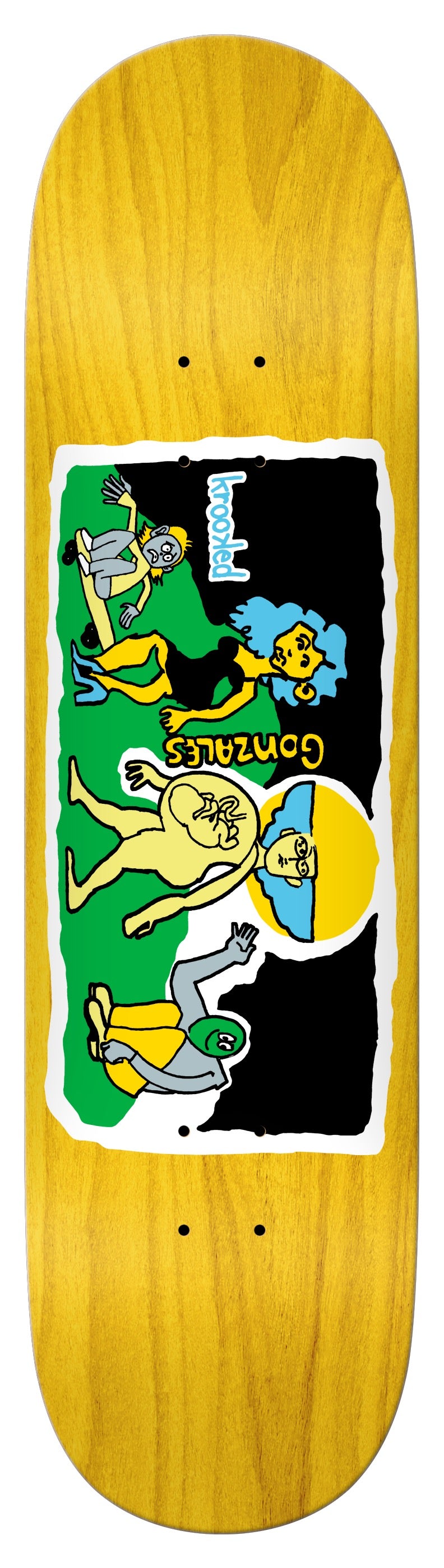 Krooked Gonz Stroll Skate Deck - M I L O S P O R T