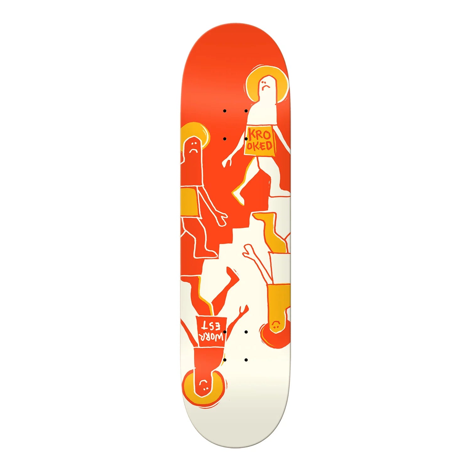 Krooked Worrest Uptown TT Skateboard Deck - M I L O S P O R T