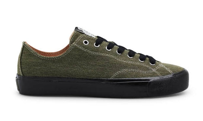Last Resort AB VM 003 LO Canvas Skate Shoe in Green and Black - M I L O S P O R T