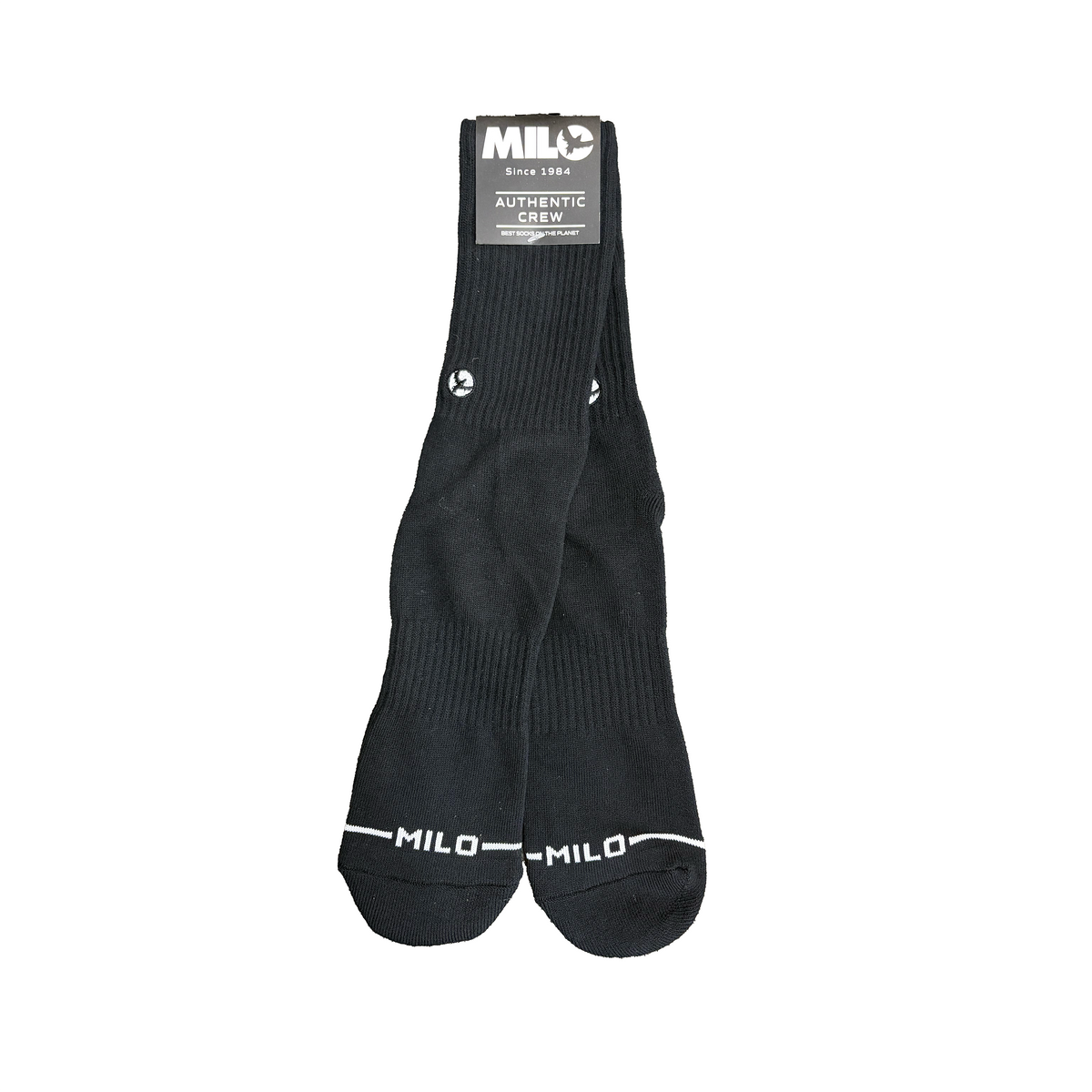 Milosport Essential Authentic men's crew sock in classic athletic style