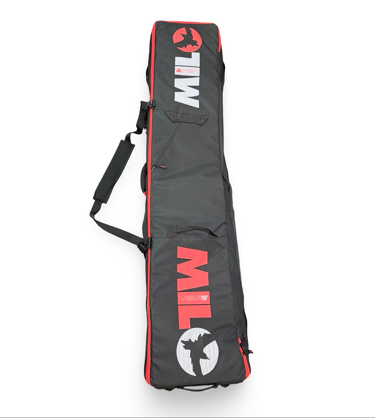 Veia Milosport X Explorer wheeled snowboard bag for snowboarding gear transport