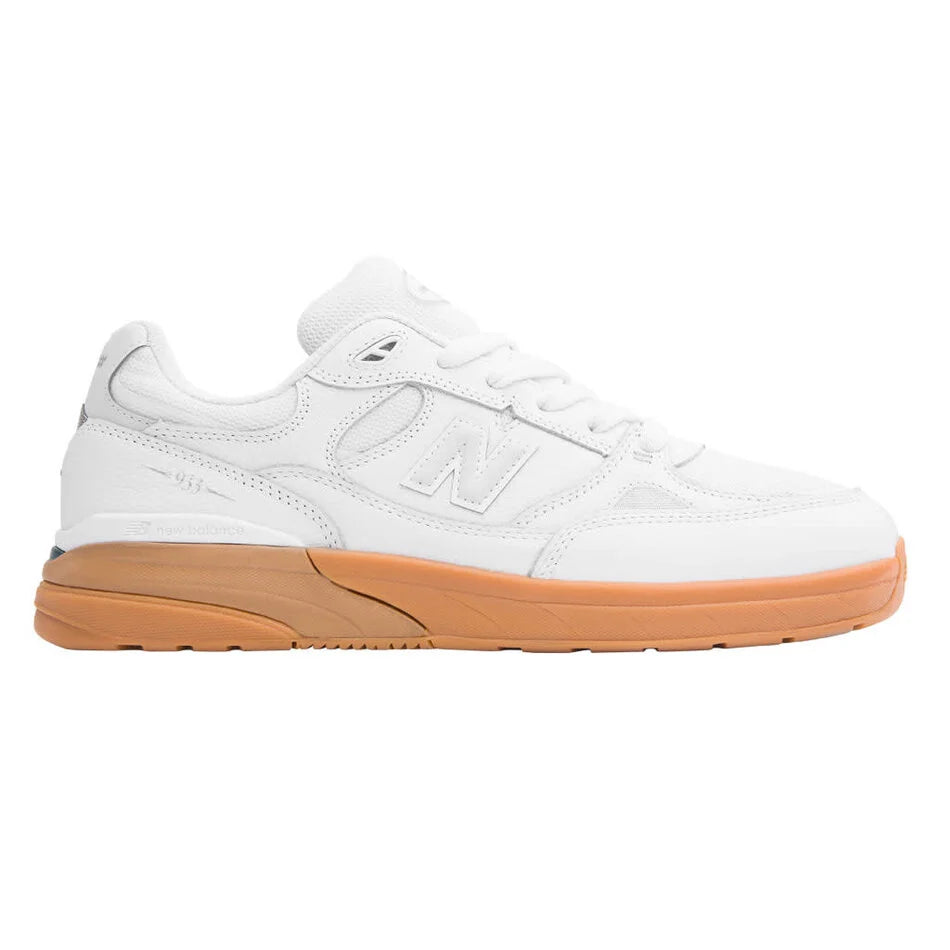 New Balance Numeric 933 Andrew Reynolds in White and Gum