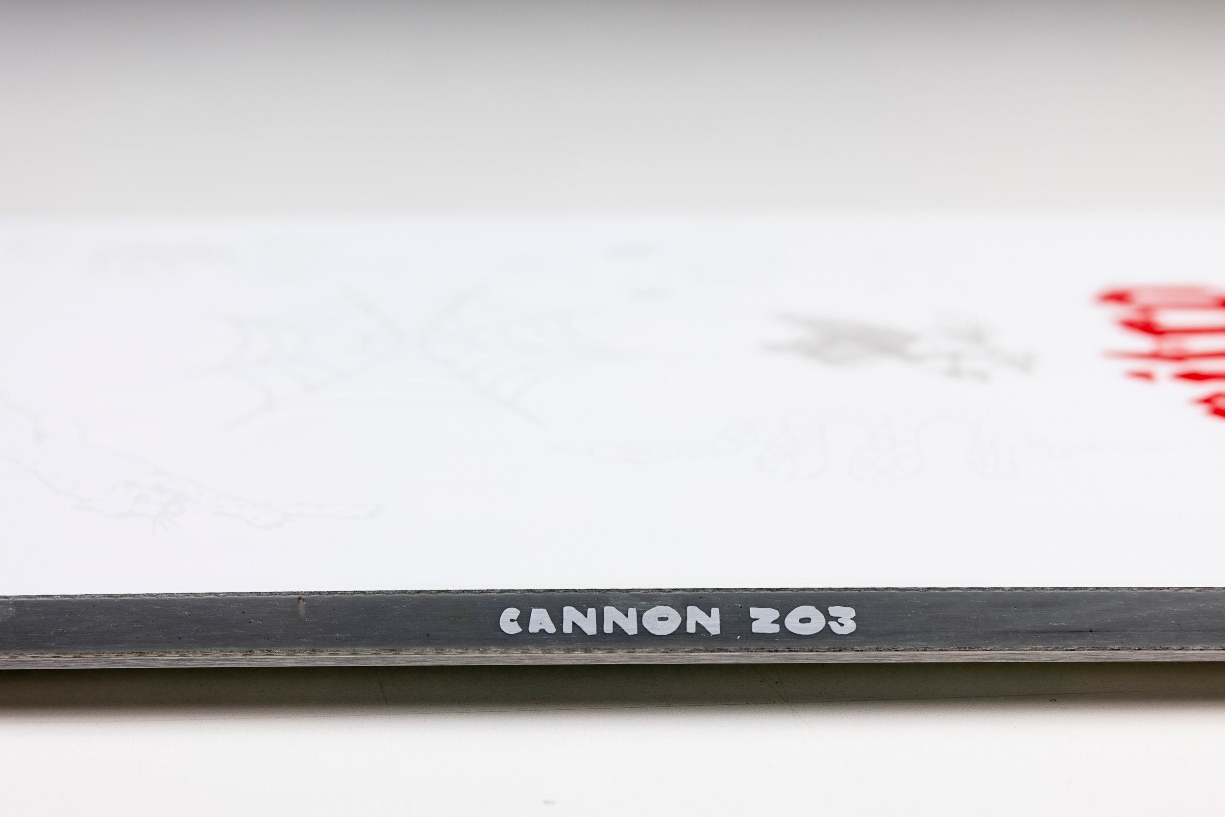 Nitro Cannon Quiver Series snowboard 2027 with sidewall design, showcasing its sleek snowboarding features and construction.