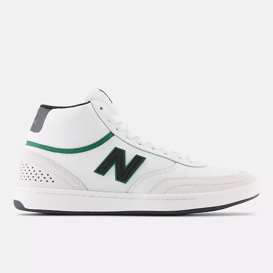 New Balance Numeric 440 High V2 Skate Shoe in White and Green - M I L O S P O R T