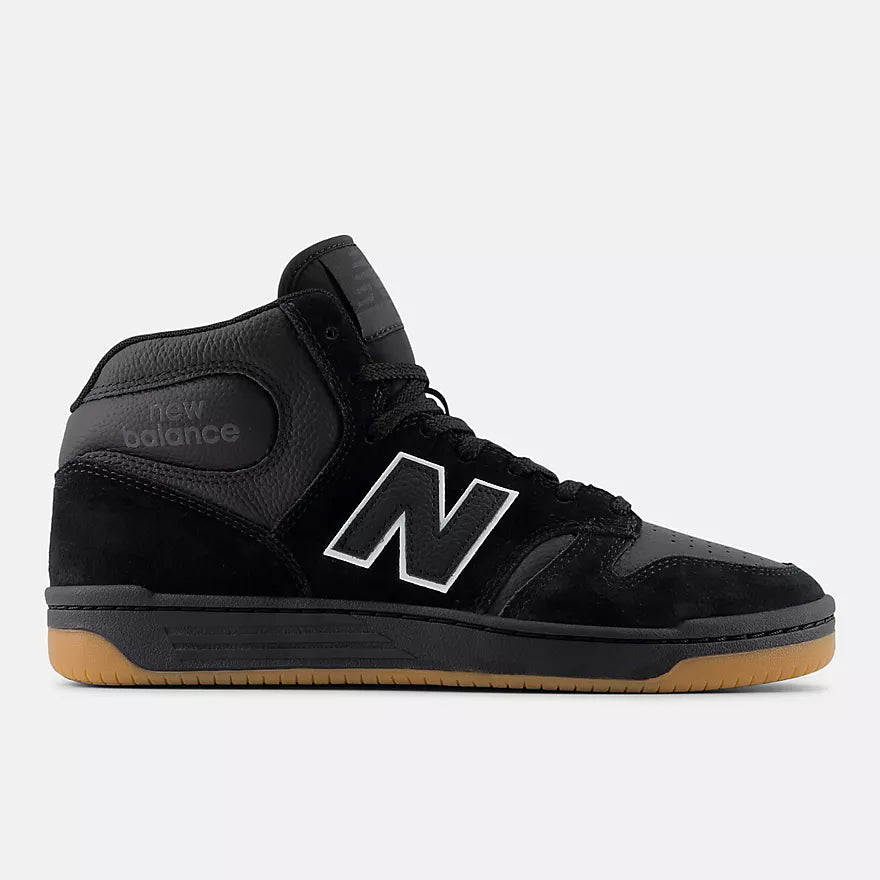 New Balance Numeric 480 High Skate Shoe in Black and Beige - M I L O S P O R T