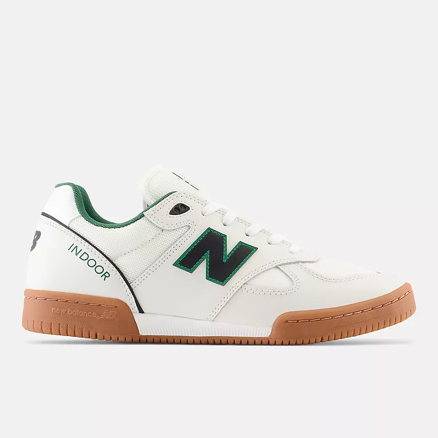 New Balance Numeric Tom Knox 600 Signature Shoe in White and Gum - M I L O S P O R T