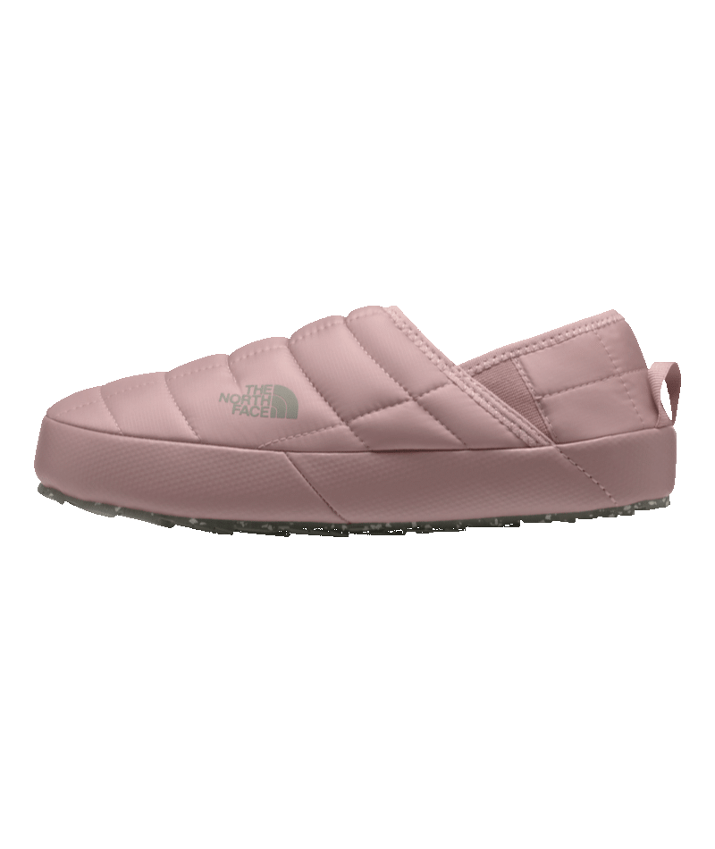 northface_mule_womens_slipper_in_pink_at_milosport in slc on a white background