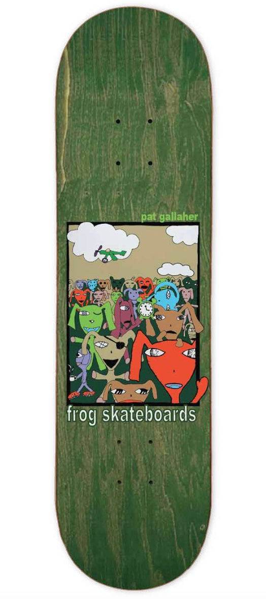 Frog Party Monster Pat Gallaher Skateboard Deck