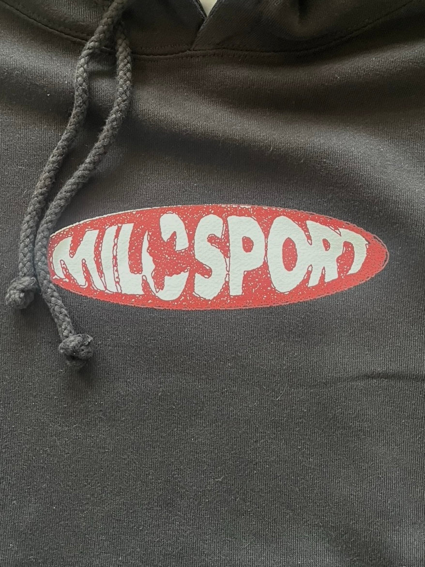 Milosport Wagon Wheel Hooded Sweatshirt in Black - M I L O S P O R T