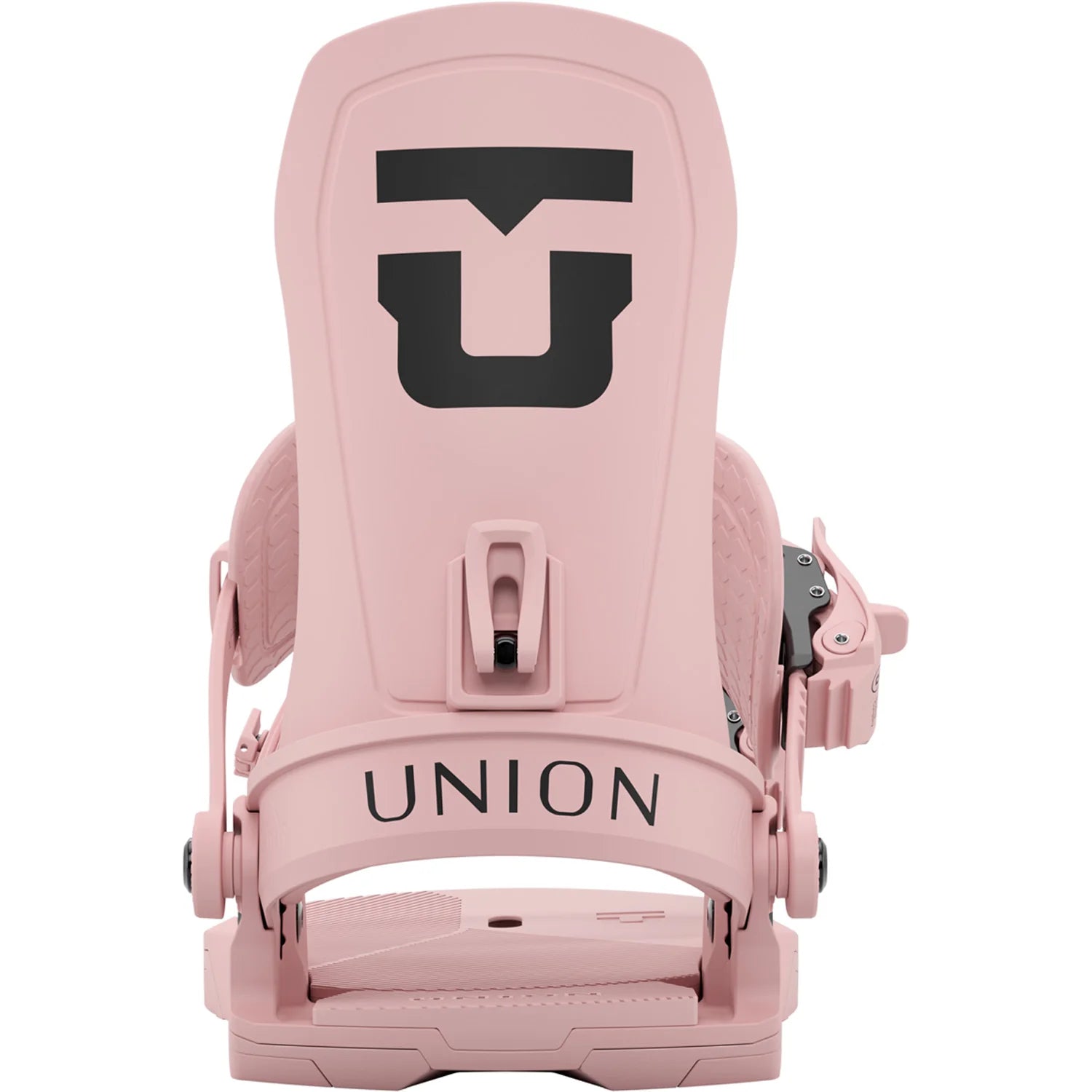 Union Trilogy women's snowboard bindings for 2026, shown on a snowboard, featuring durable straps and high-performance design.