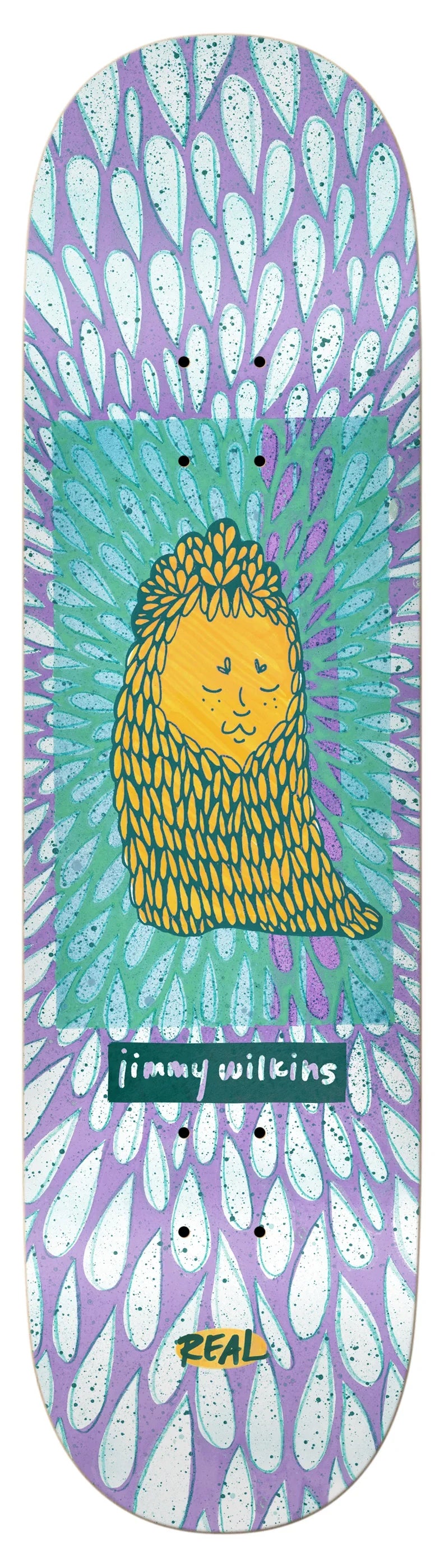 Real Wilkins Echoes by Nora Skateboard Deck in 8.5" - M I L O S P O R T