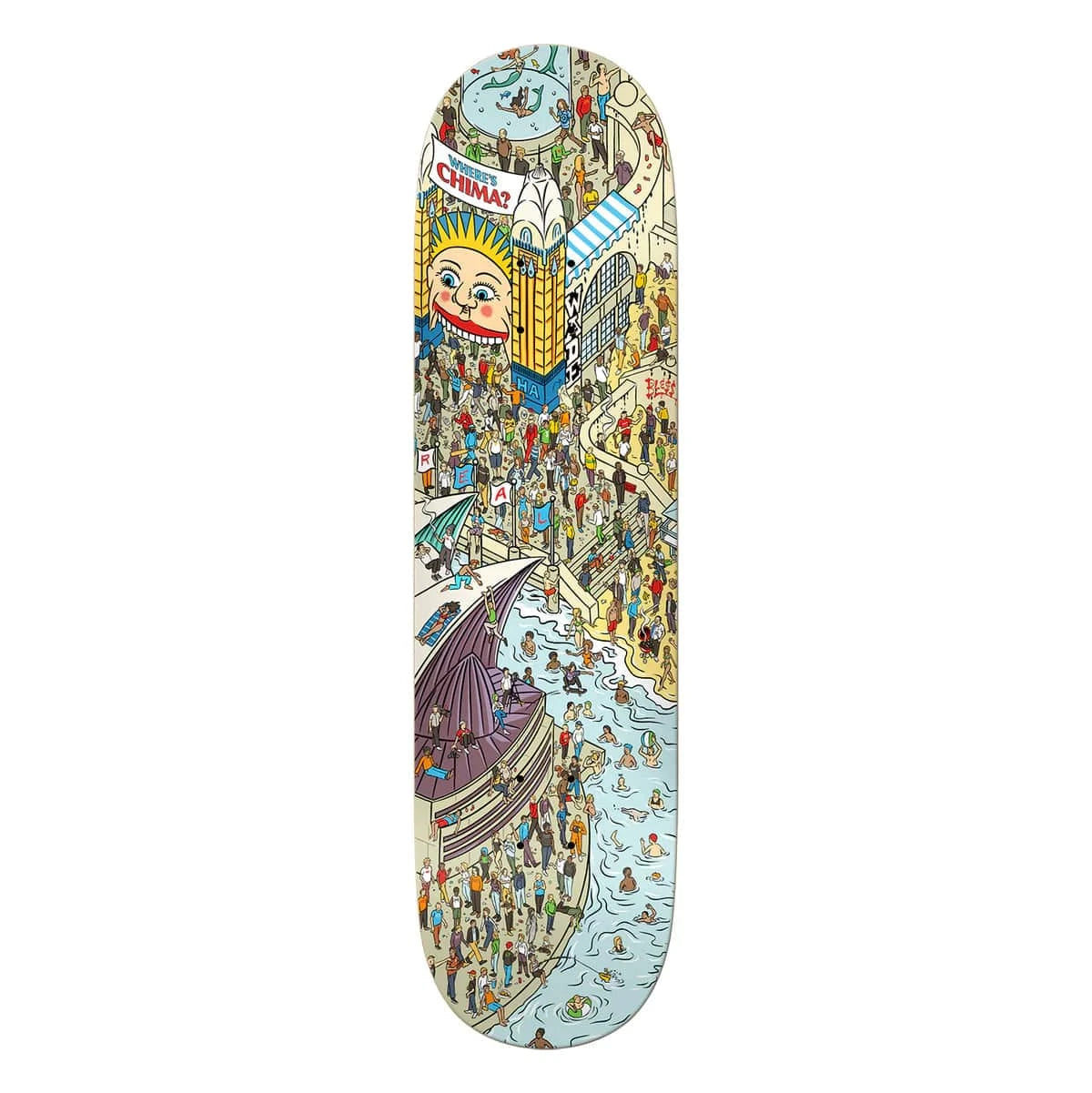 Real Where's Chima Skateboard Deck - M I L O S P O R T