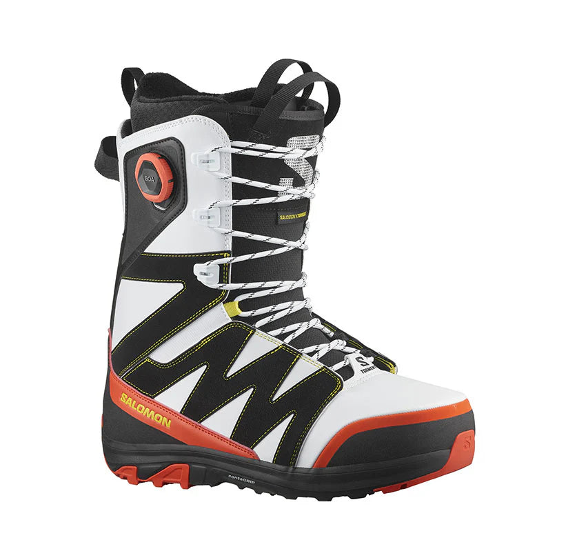 Salomon X Approach SJ Snowboard Boot in Torment White and Red - M I L O S P O R T