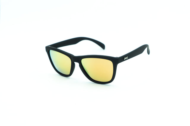 Dang Shades Premium OG Sunglasses in black with round lenses and metal frame, stylish accessories for sun protection and fashion.