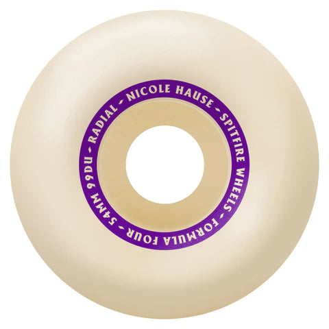 Spitfire Nicole Kitted Natural Radial Skate Wheel 99a - M I L O S P O R T