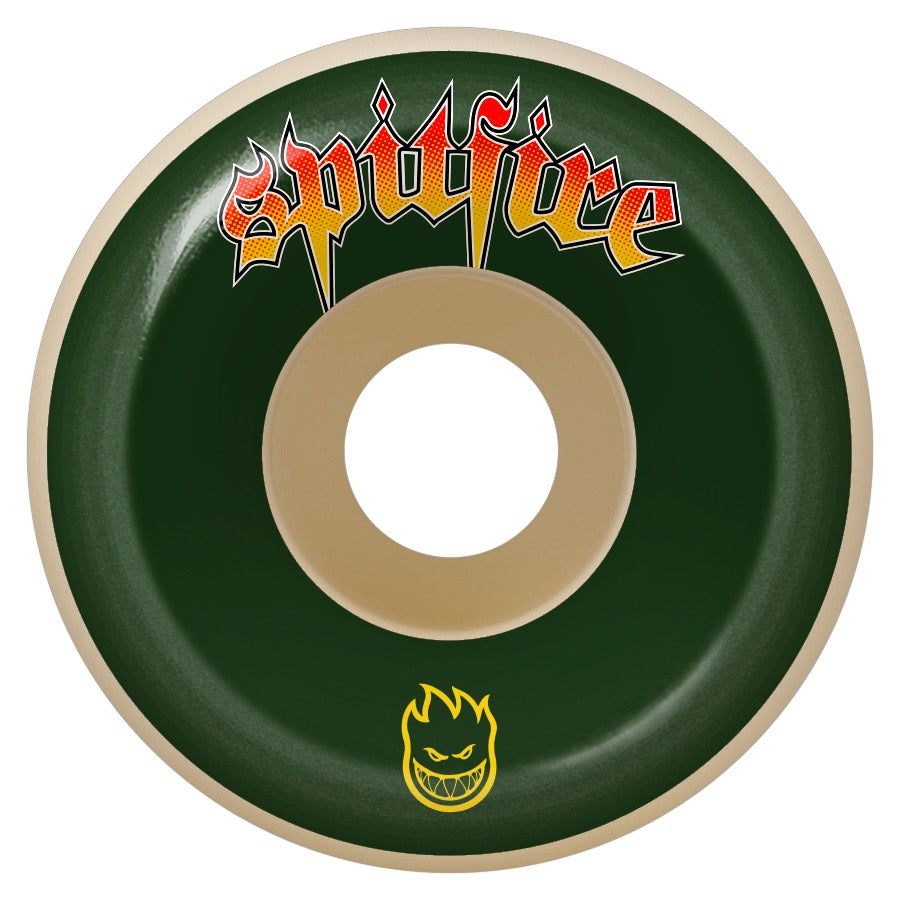 Spitfire Formula Four Venom Script Conical Full Skate Wheels - M I L O S P O R T
