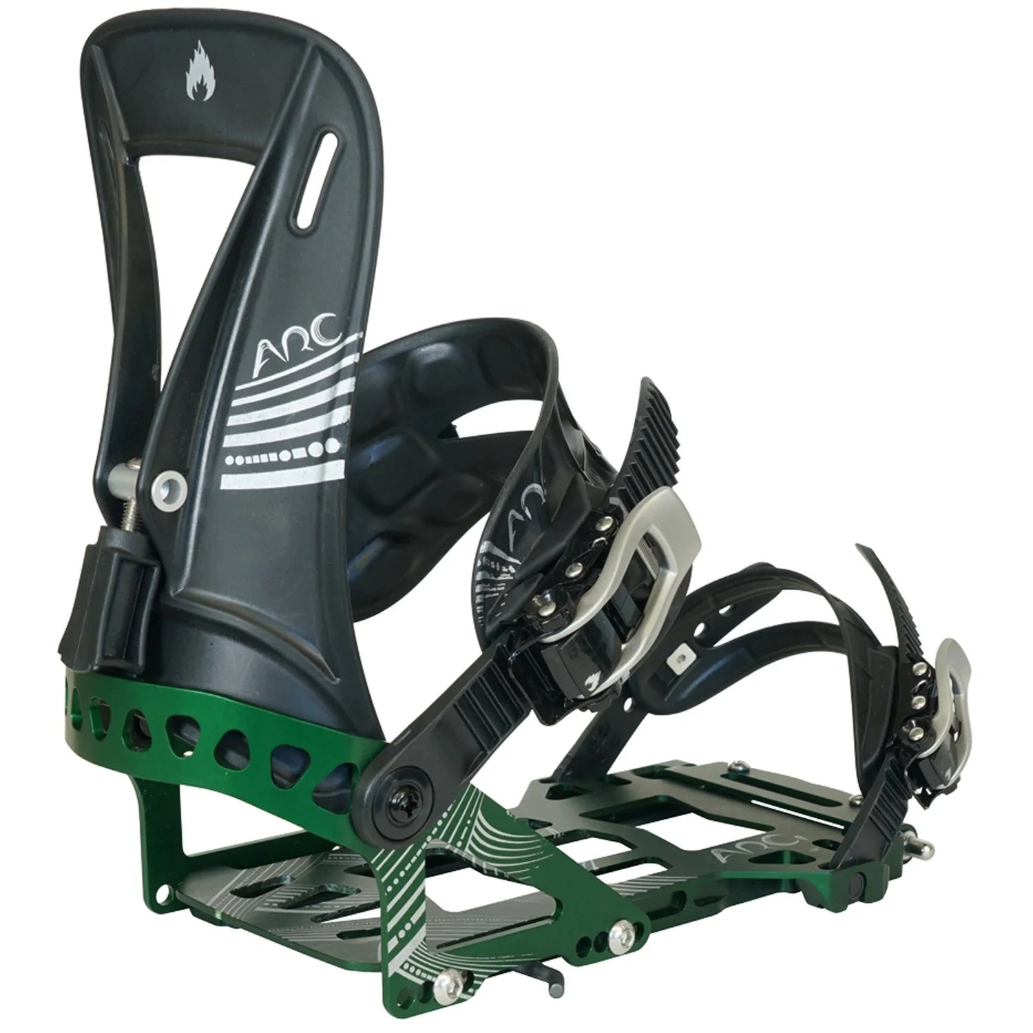 Spark R&D Arc ST Splitboard Bindings in Green