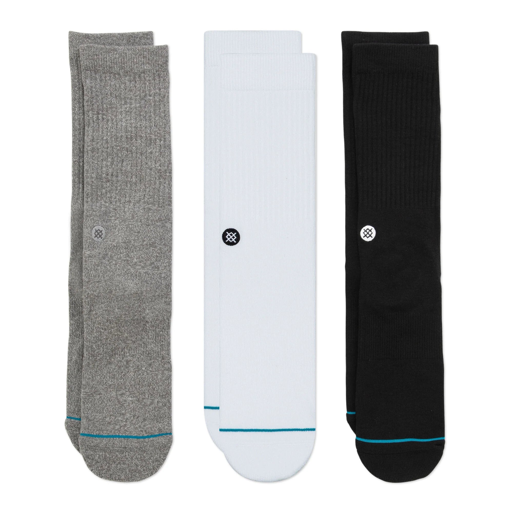 Stance Icon 3 Pack Sock in Multi Color - M I L O S P O R T