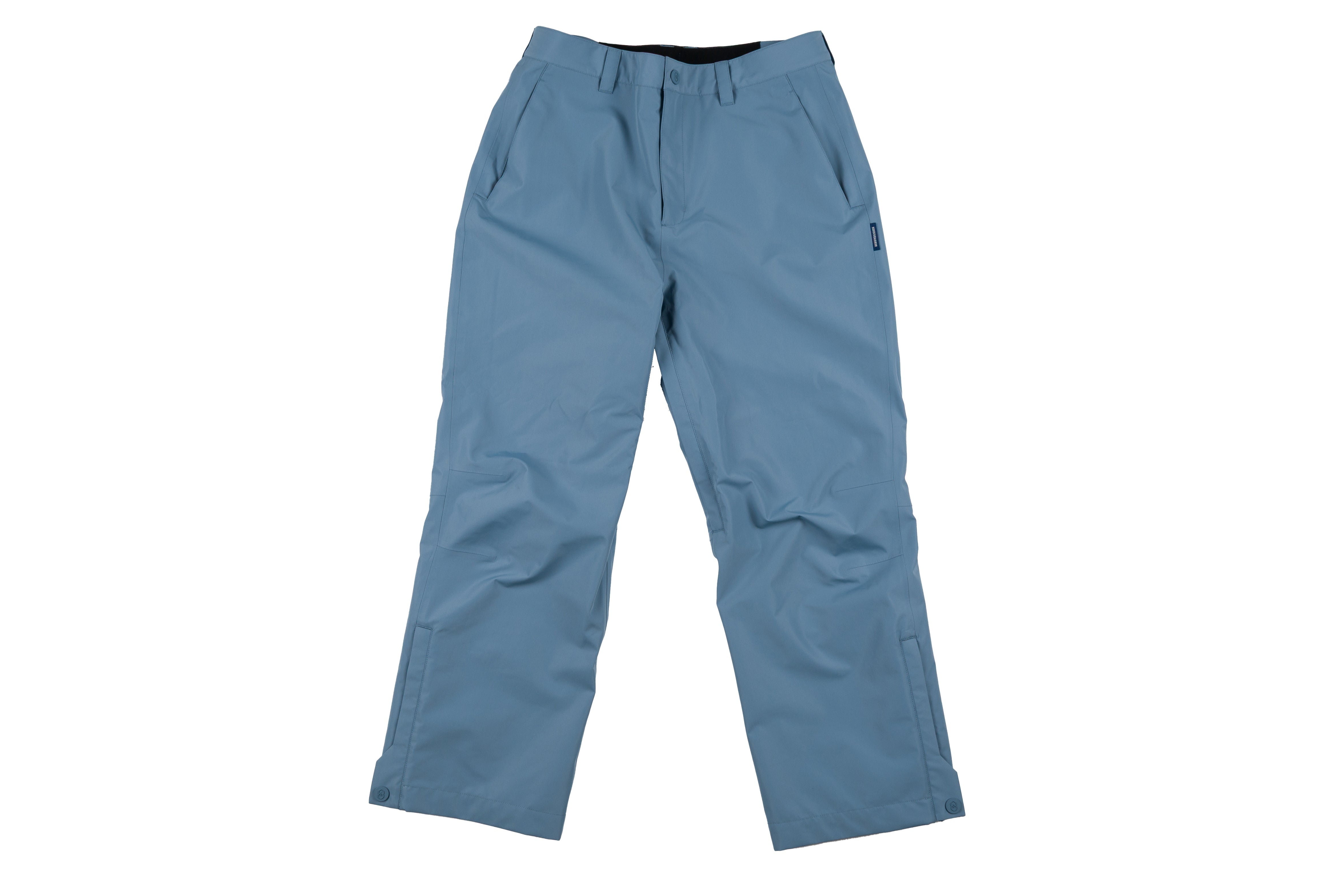 Pair of Souvenir men's and women's straight fit chino pants in a neutral color, displayed on a plain background.