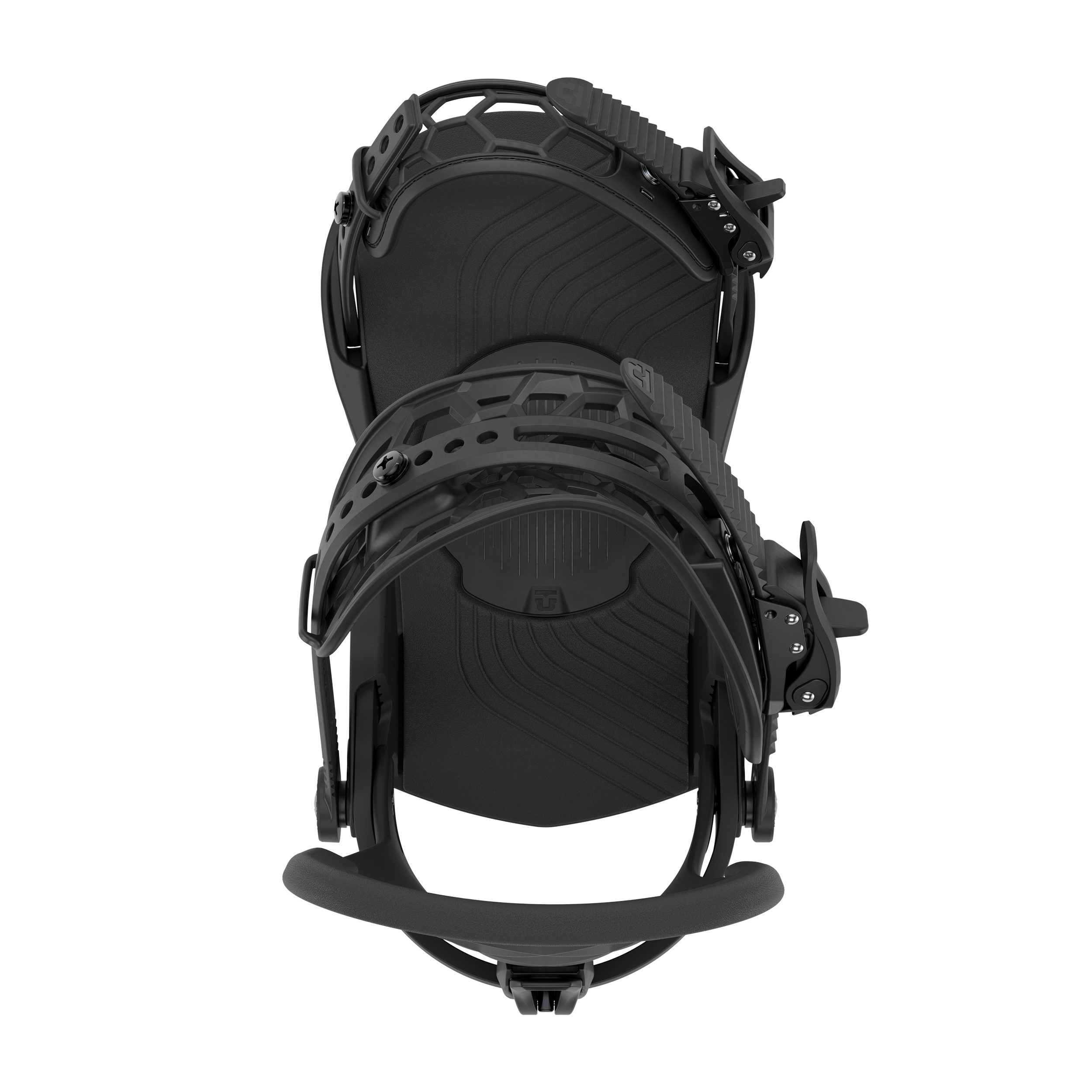 Union Flite Pro snowboard binding in black, featuring adjustable straps and high-performance design for winter snowboarding.