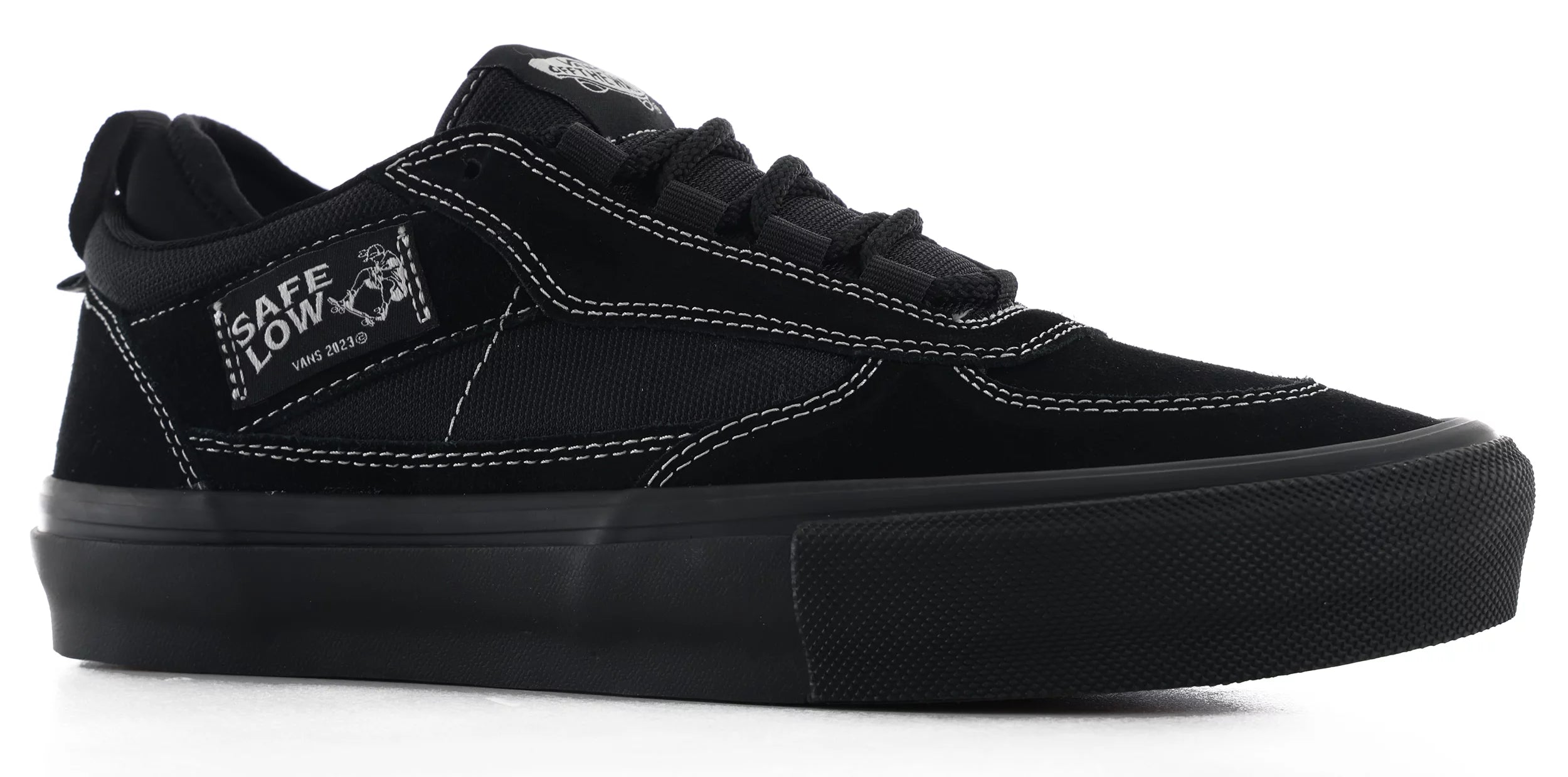 Vans Skate Safe Low Shoe in Black and Black