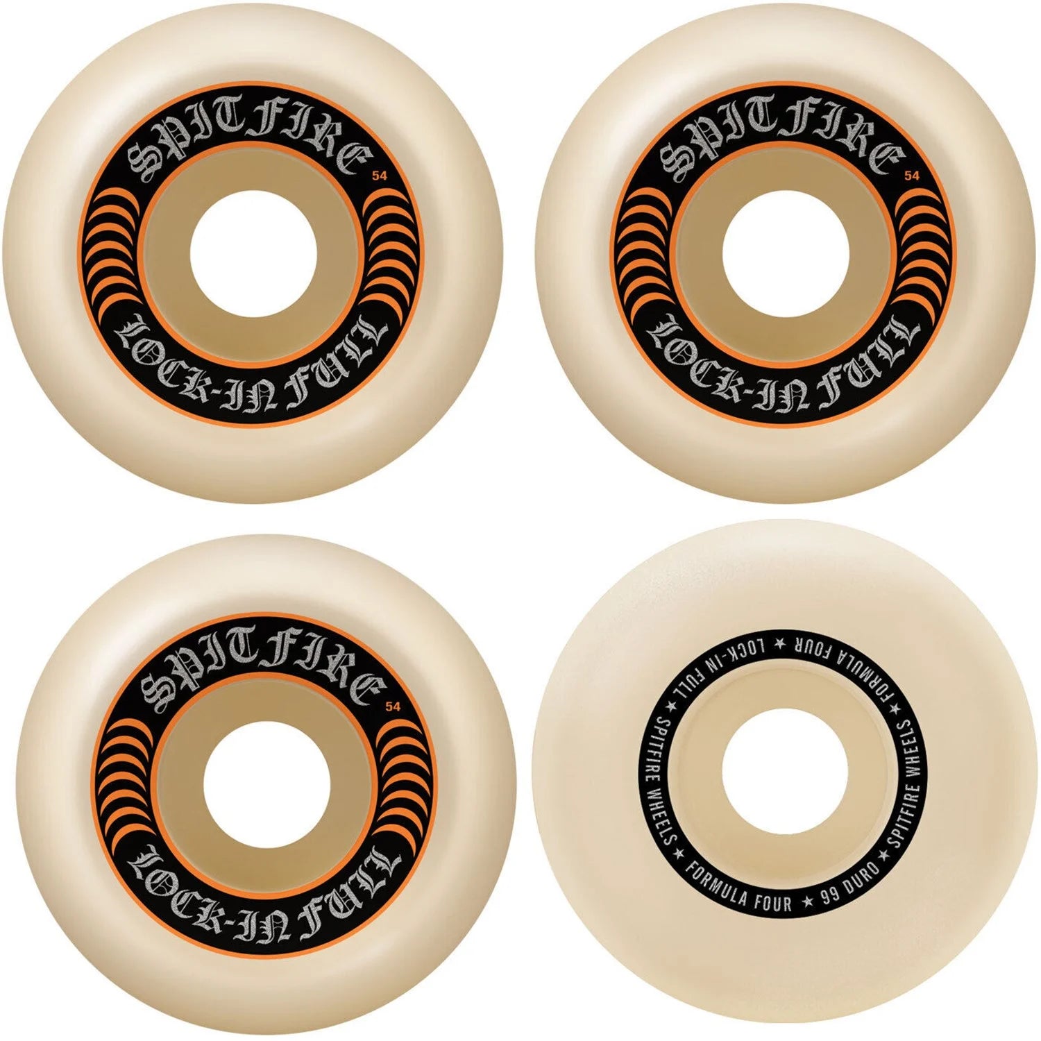Spitifre Formula Four Full 99 Duro Lock In Full Skate Wheel - M I L O S P O R T