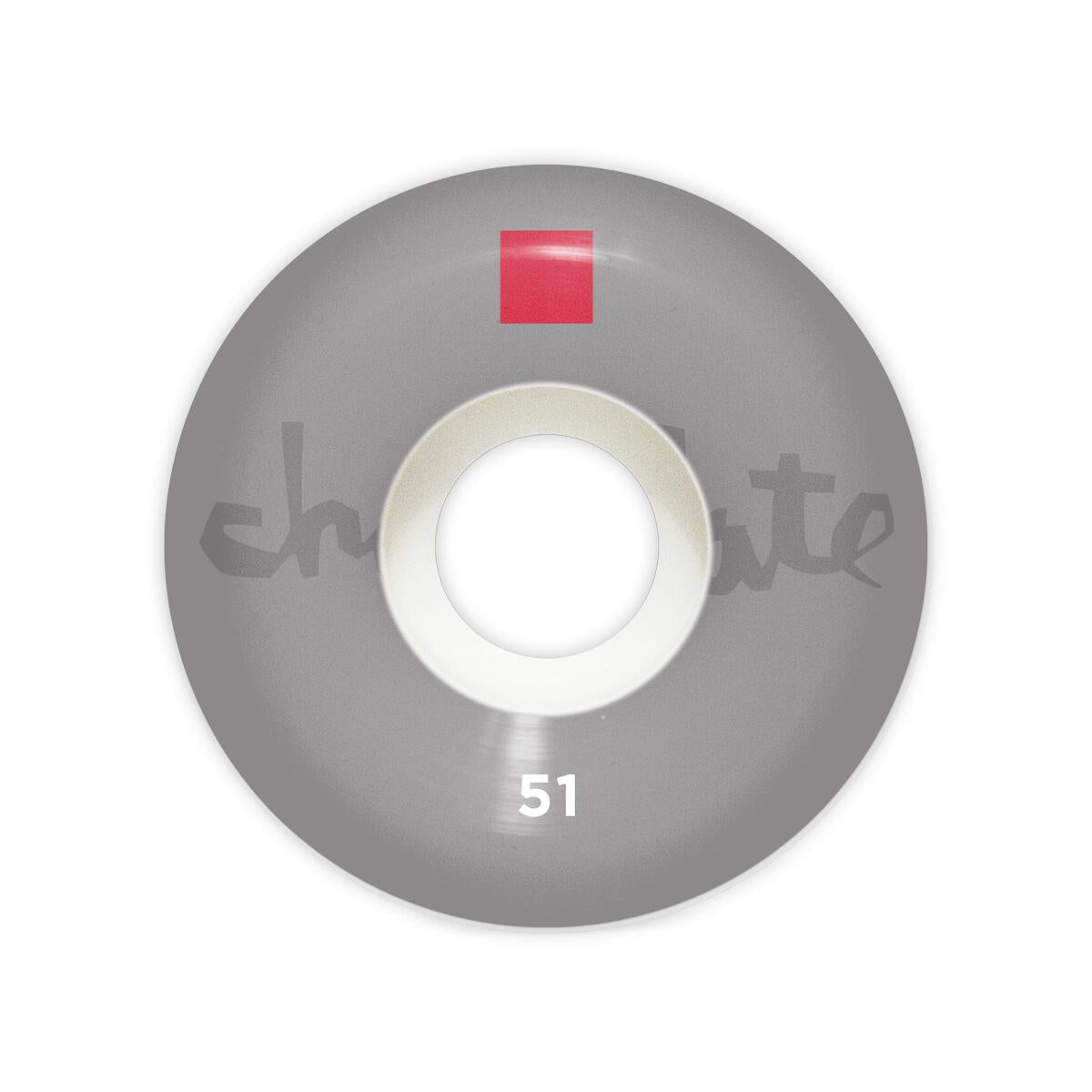 Chocolate Lost Chunk Conical Skate Wheel in Silver 53mm - M I L O S P O R T