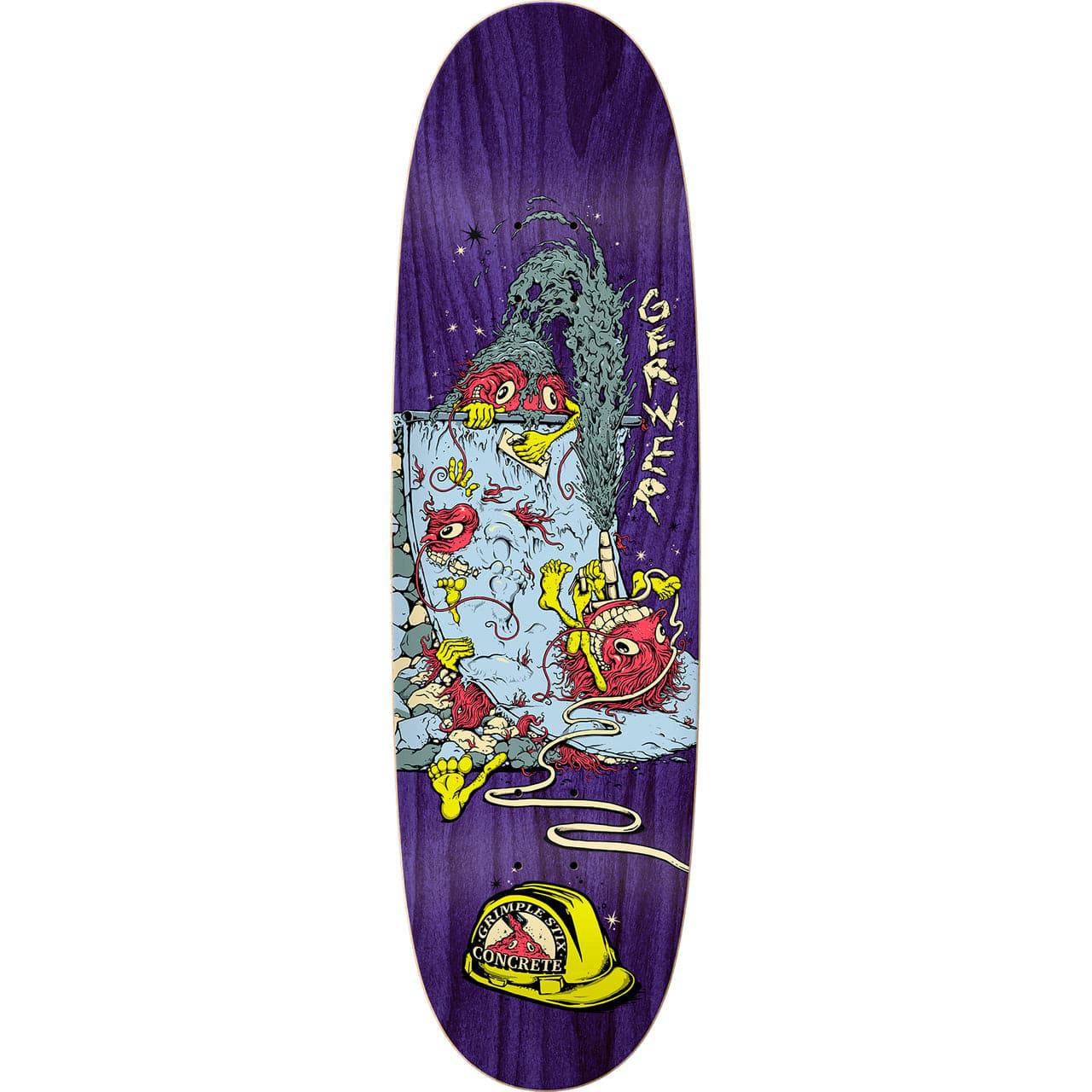 Grimple Stix Gerwer At Work Skate Deck in 9.12" - M I L O S P O R T