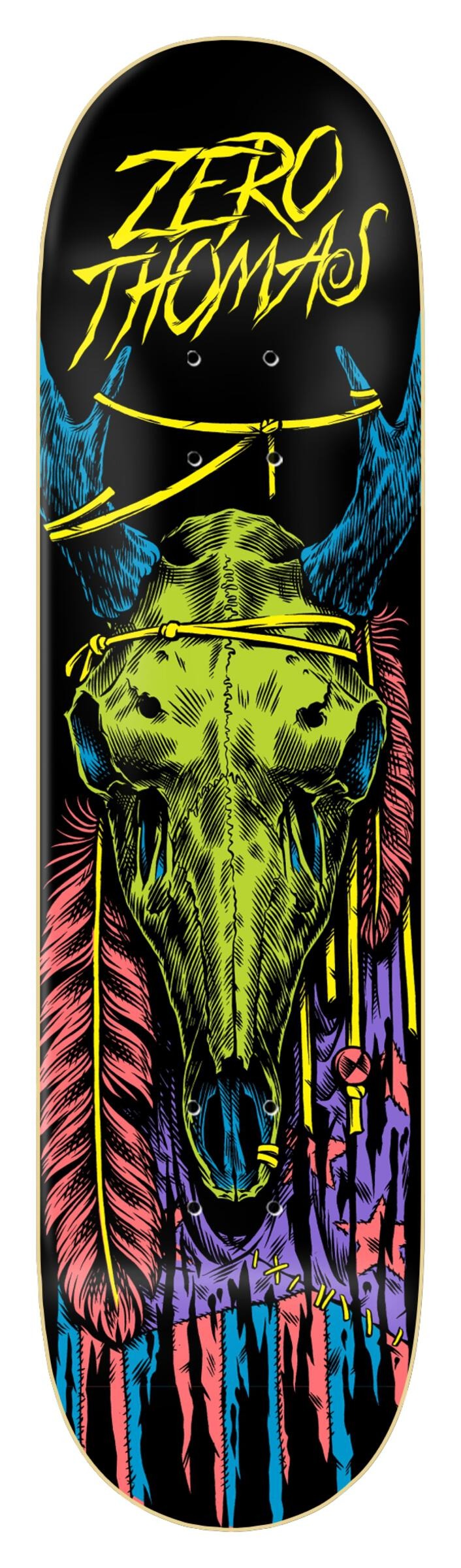 Zero Thomas Black Light Skateboard Deck - M I L O S P O R T