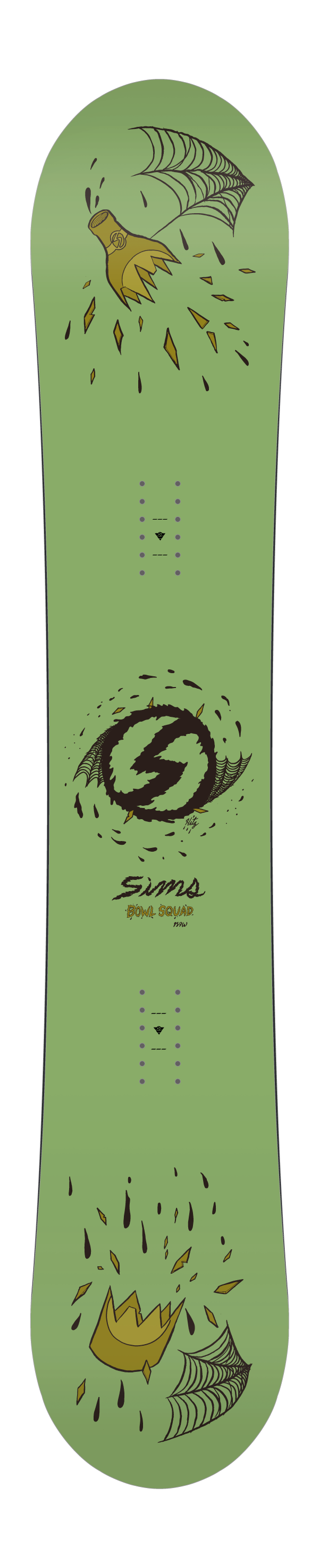 Sims Bowl Squad Snowboard 2023 - M I L O S P O R T