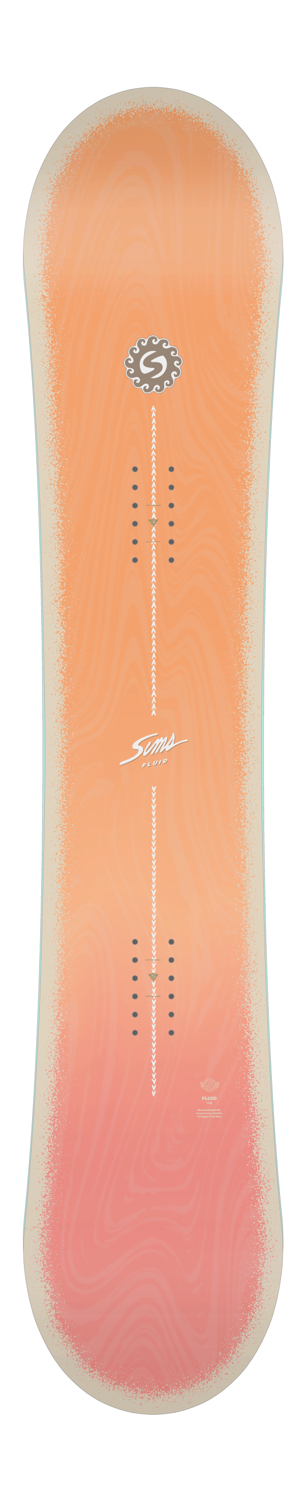 The Sims Fluid Womens Snowboard 2023