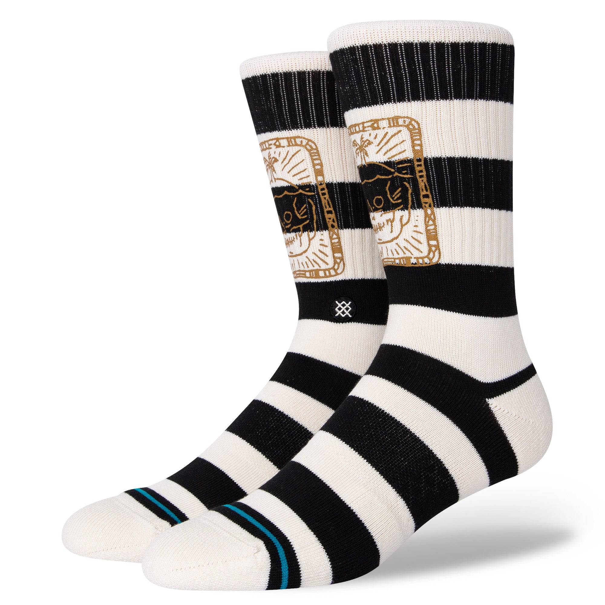 Stance Brain Ded Sock in Off White - M I L O S P O R T
