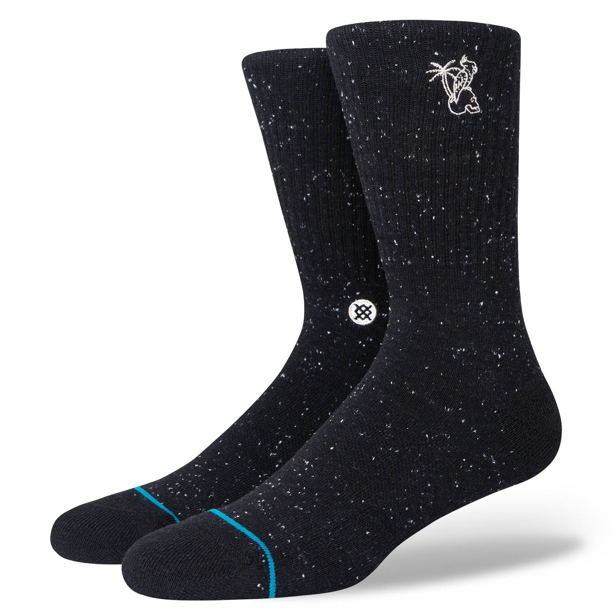 Stance Rip Summer Mens Sock in BLACK - M I L O S P O R T