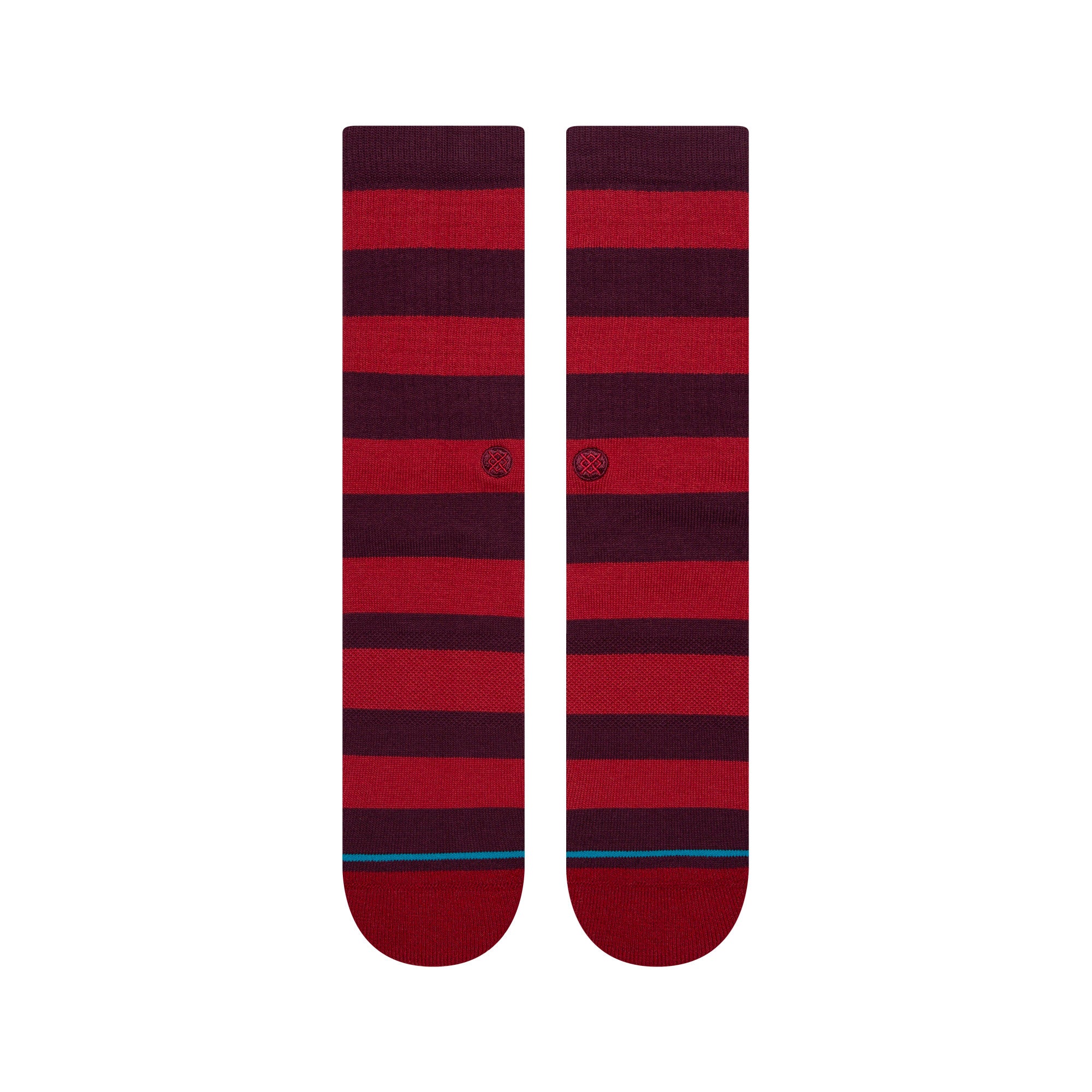 Stance Draft Crew Sock in Red - M I L O S P O R T