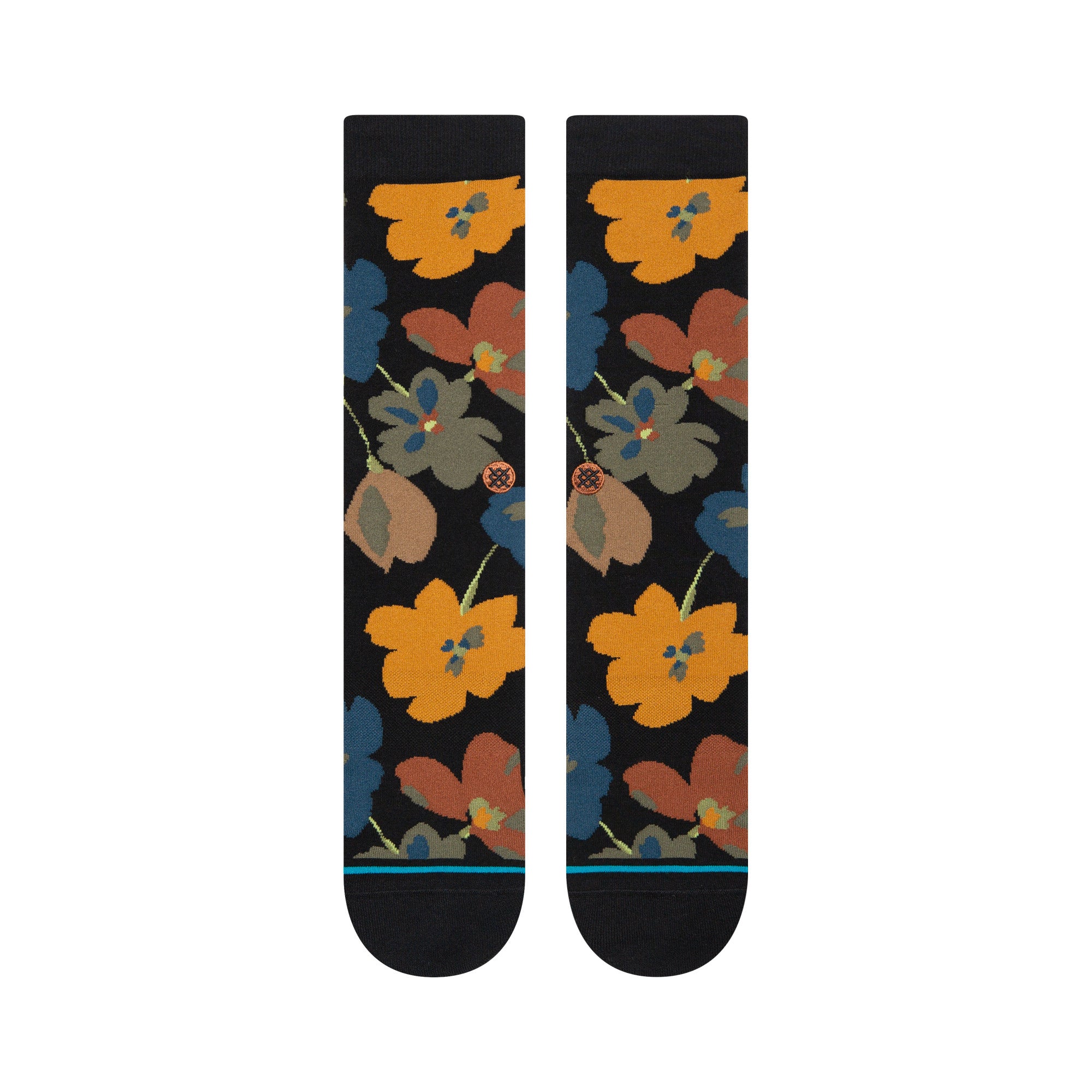 Stance First Bloom Sock in Black - M I L O S P O R T