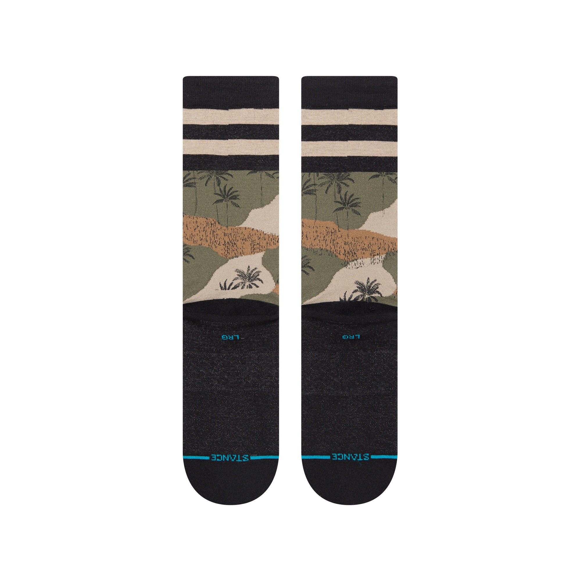 Stance Hidden Palm Sock in Green - M I L O S P O R T