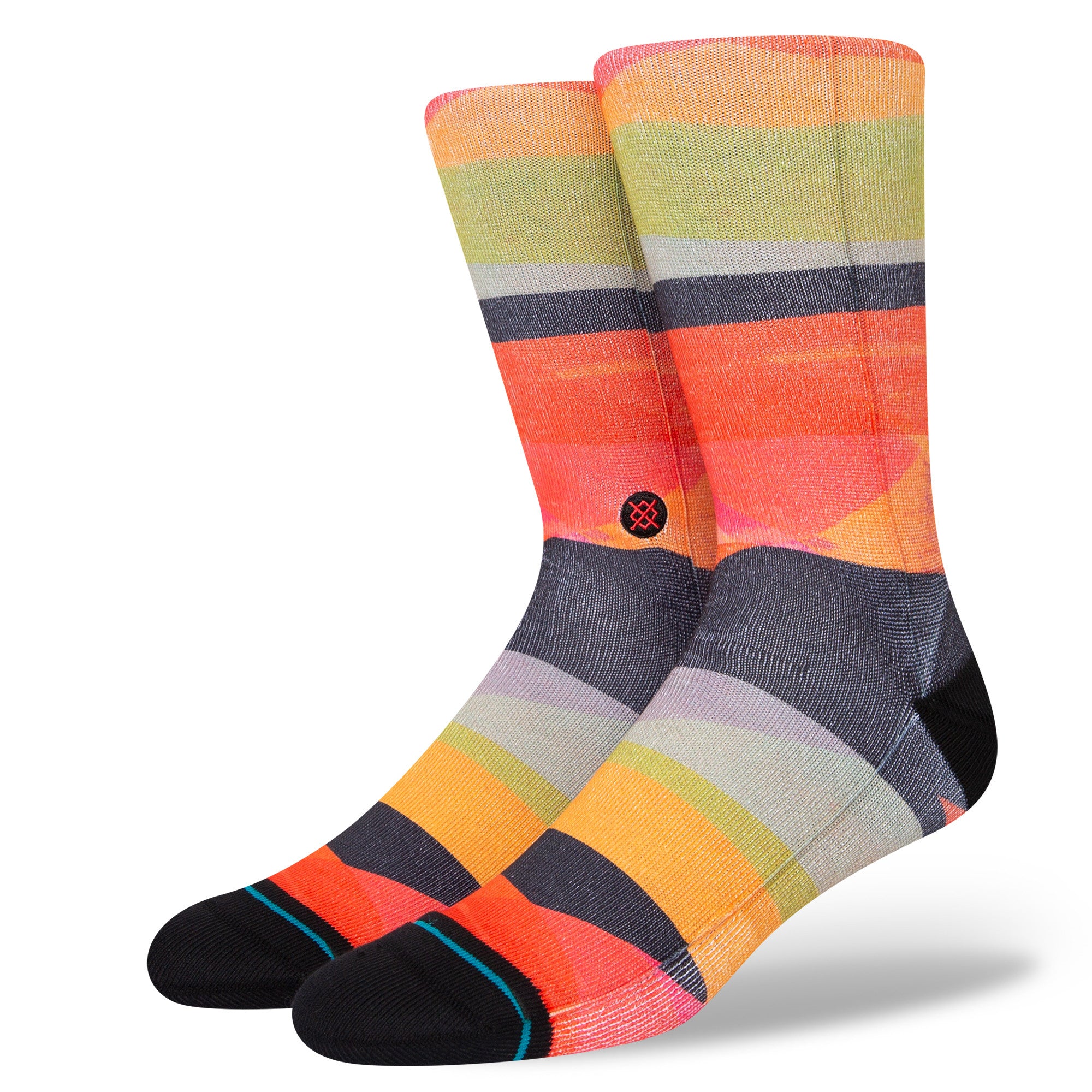Stance Abstruse Crew Sock in Black - M I L O S P O R T