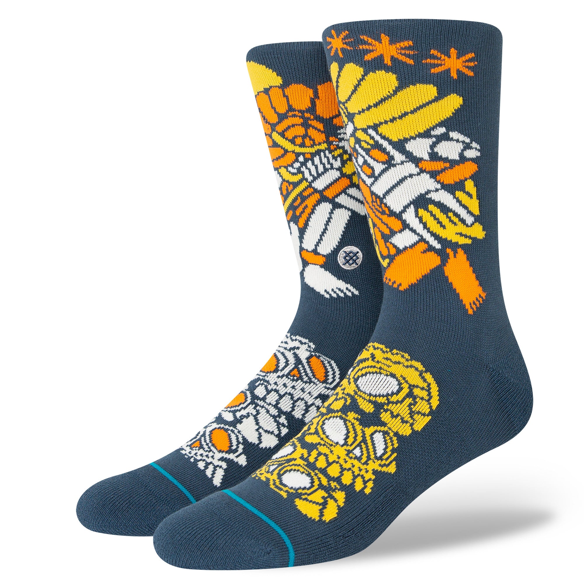 Stance Dj Warrior Sock in Blue - M I L O S P O R T