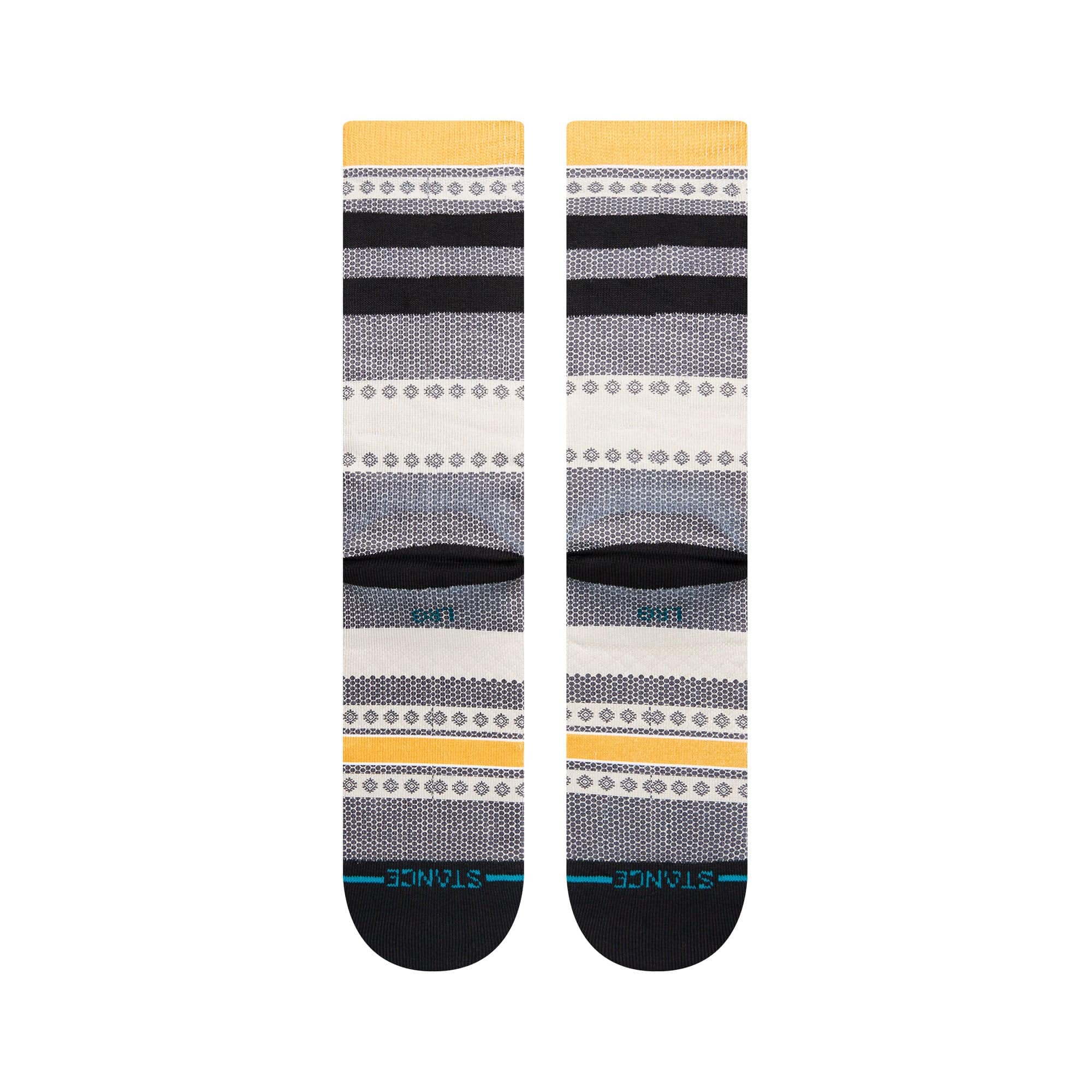 Stance Freedom Mandela Sock in Black - M I L O S P O R T