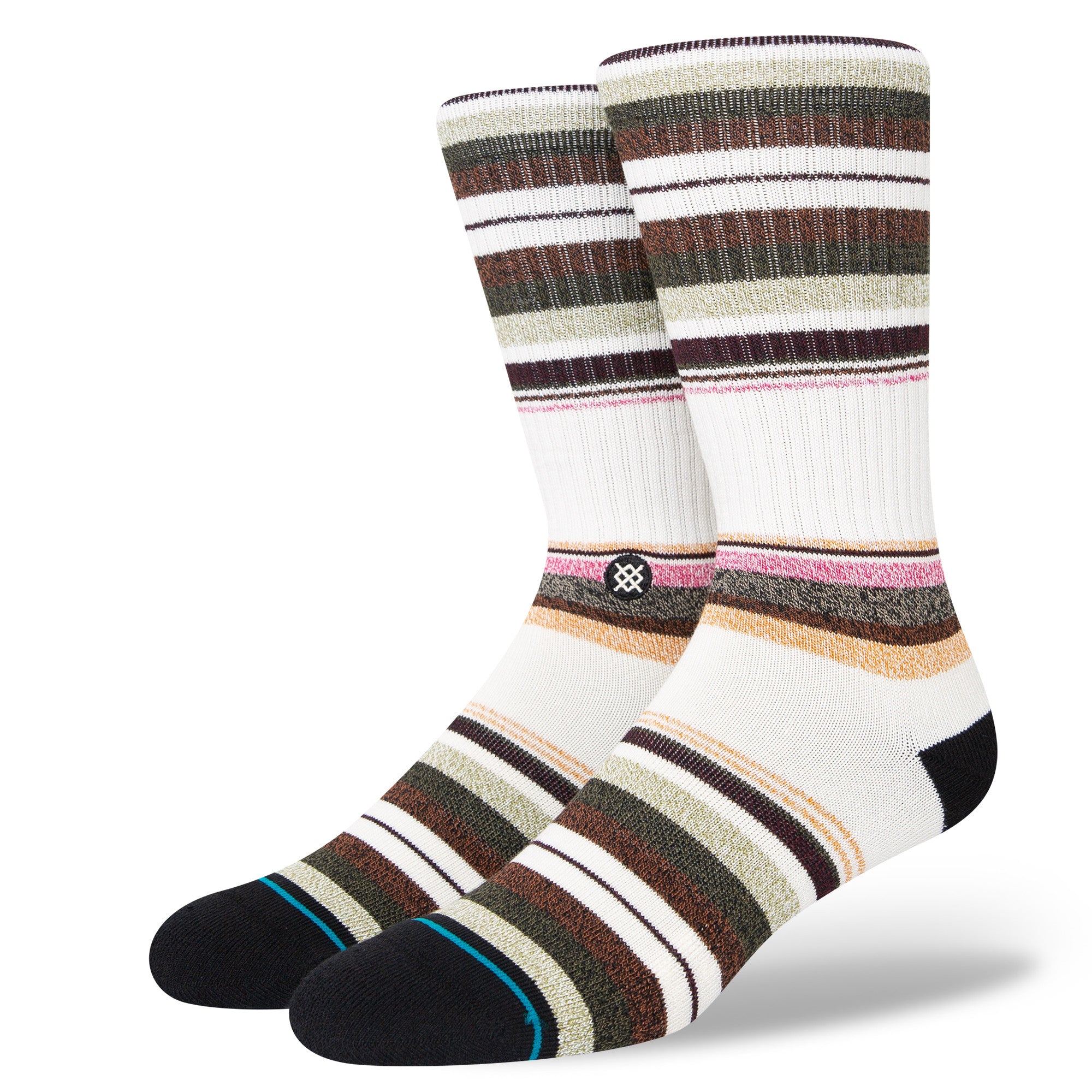 Stance Sun Set Crew Sock in Offwhite - M I L O S P O R T