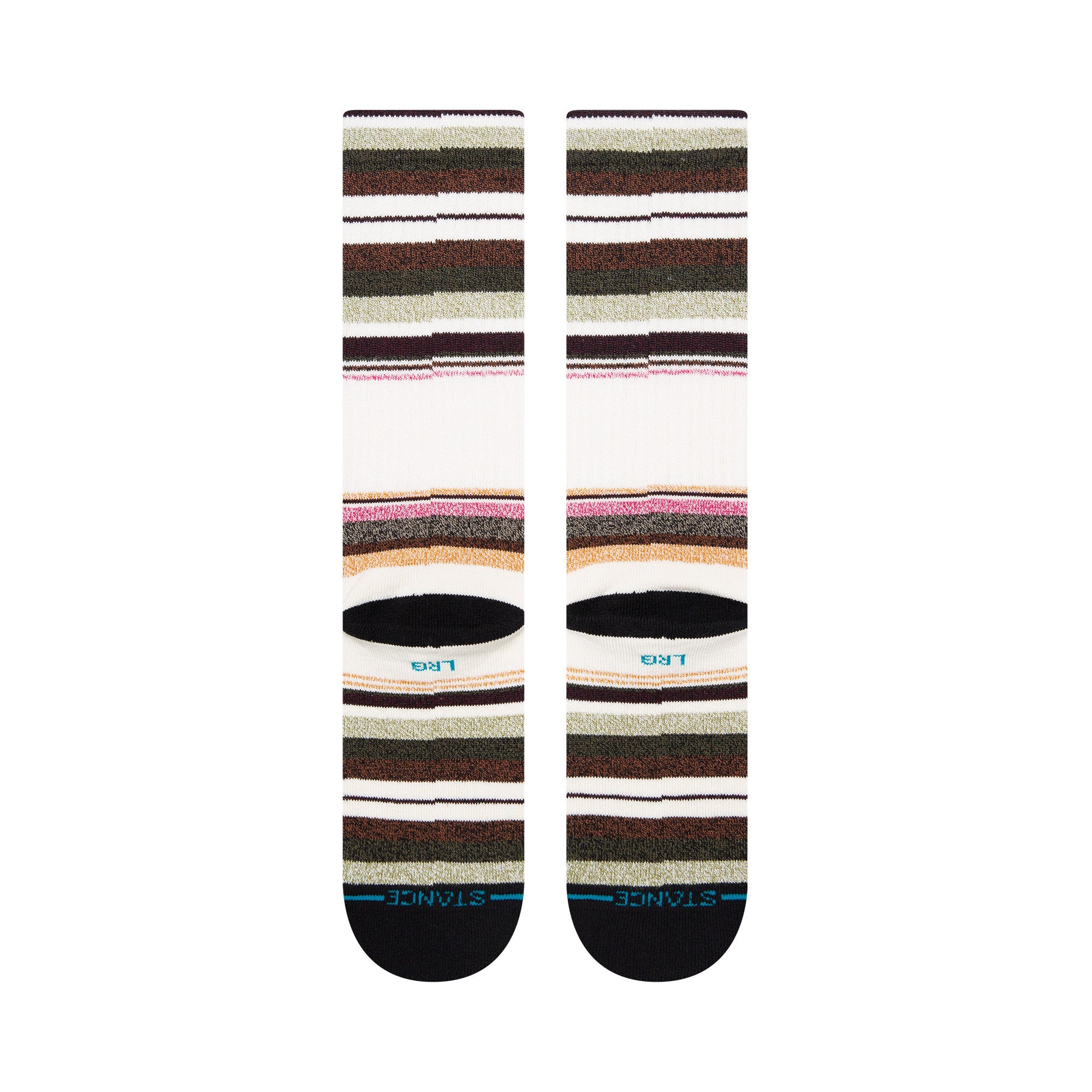 Stance Sun Set Crew Sock in Offwhite - M I L O S P O R T