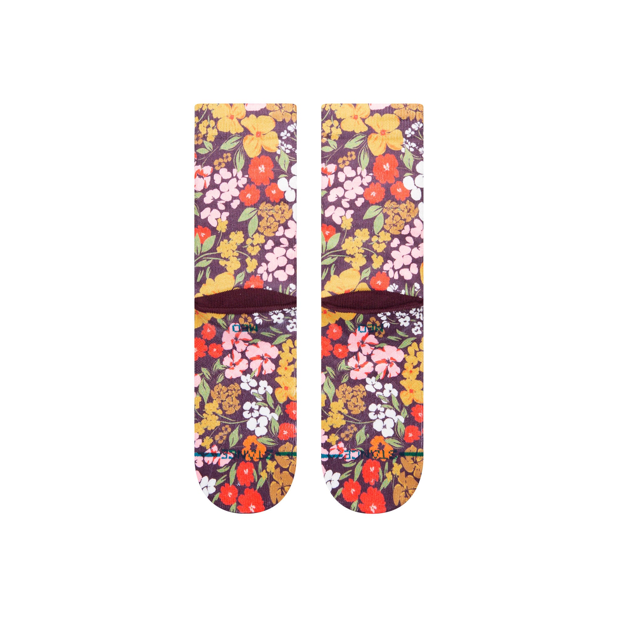 Stance Ditz Crew Sock in Burgundy - M I L O S P O R T