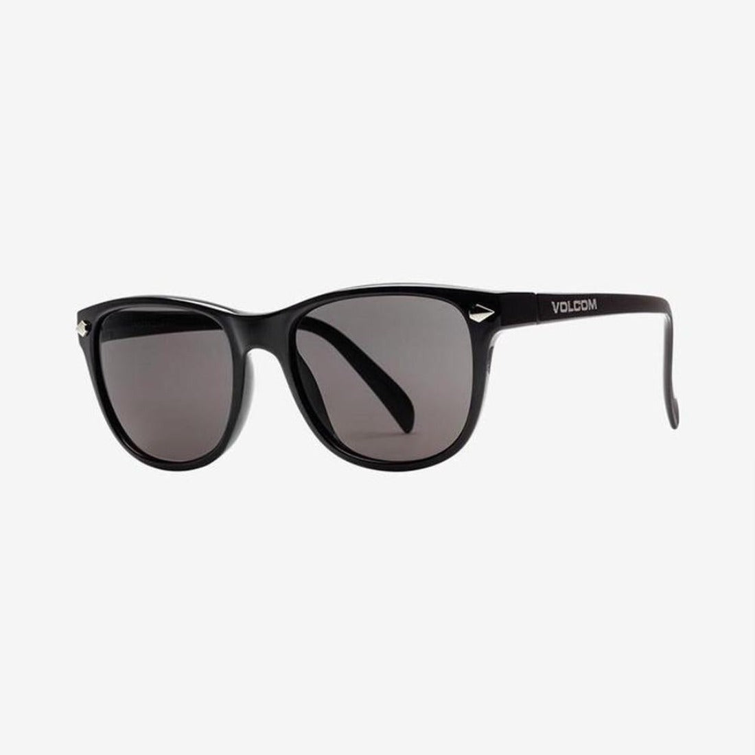 Volcom Swing Sunglass in Gloss Black with a Gray lens - M I L O S P O R T