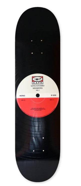 Skateboard Cafe 45 Deck in Grey and Cardinal in 8.25" - M I L O S P O R T