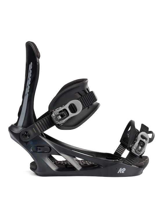 K2 Sonic Snowboard Binding in Black 2023 - M I L O S P O R T