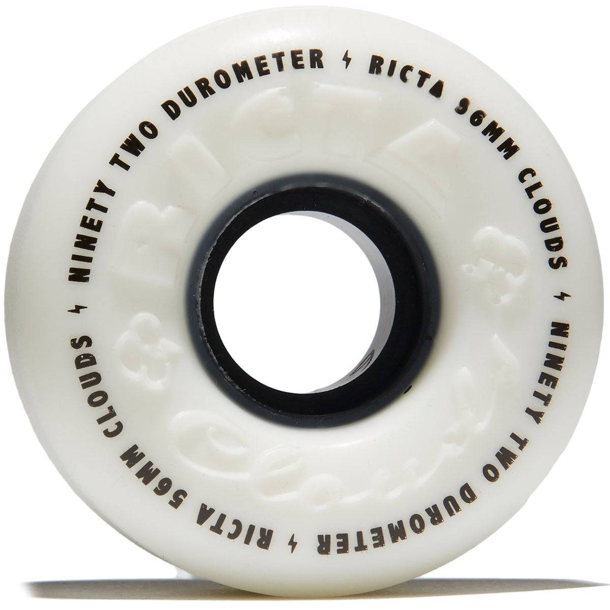 Ricta Cloud Skateboard Wheel in Black 92a 54mm - M I L O S P O R T