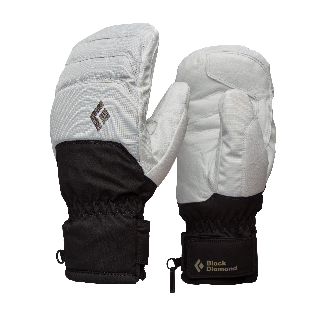 Black Diamond Womens Mission MX Mitts in Ice Black 2023 - M I L O S P O R T