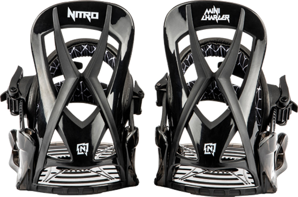 Nitro Micro Charger Kids Snowboard Bindings in Black 2024 - M I L O S P O R T