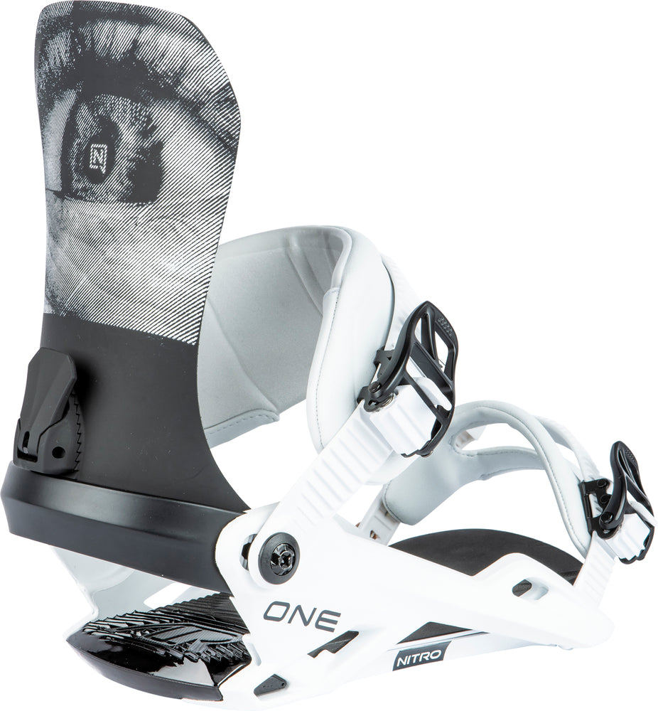 Nitro One Snowboard Bindings in Eye See You 2024 - M I L O S P O R T